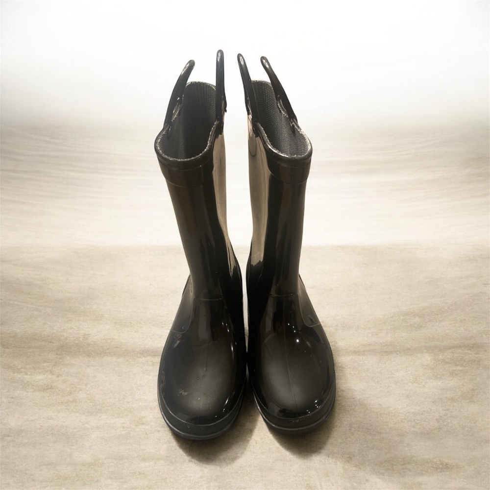 Little Girls Black Rain Boots